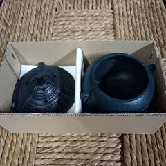 (未使用)南部鉄器 フクロウ香炉の画像