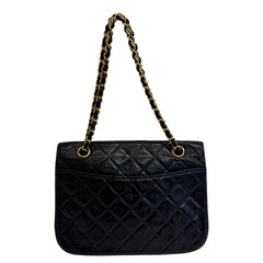 シャネル CHANEL ショルダーバッグ マトラッセ ココマーク ターンロック ヴィンテージ ブラックの画像