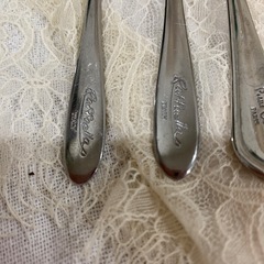 ティースプーン　フォーク　イタリー製　フランス製の画像