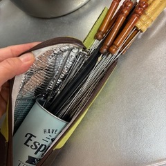 バーベキュー用焼き串の画像