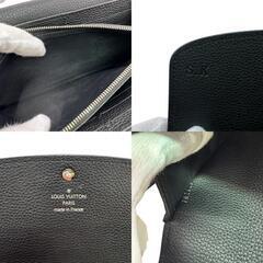 ルイヴィトン LOUIS VUITTON 長財布 モノグラムマヒナ ポルトフォイユ イリス M60143 ブラックの画像