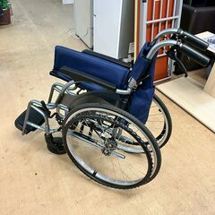 Miki 車椅子 Carutta 22インチ ブレーキ付き 車いす 介護 補助 の画像