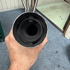 ゼファー400 ショート管
ヘッドライトステー付きの画像