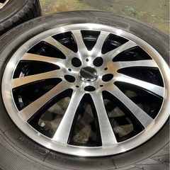 225/60R17 アルファード、ヴェルファイア スタッドレスタイヤホイールセット　の画像