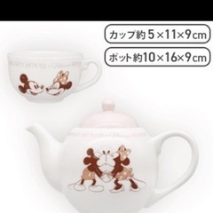 ディズニーのバレンタインティーポットセットの画像