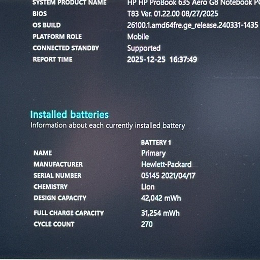 ? 日本HP ProBook 635 Aero G8【Ryzen5／16GB】13インチ 軽量ノートPC 678