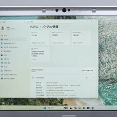 第10世代 i5 16GB 512GB 軽量 バッテリ◎ フルHD 12.1 パナソニック ノートPC Let's Note CF-SV Core i5-10310U windows11 pro カメラ オフィス C423の画像