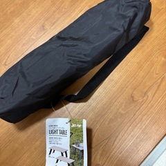 ウッド調ライトテーブル　アウトドアの画像