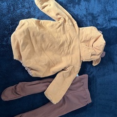 トナカイ ロンパース  クリスマス 80サイズの画像