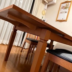 ✳︎商談中✳︎ 　イタリア製カリガリス　伸縮ダイニングセットの画像