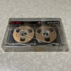 昭和レトロ　オープンリールSUPER LH-46新品、ケース割れたり！の画像