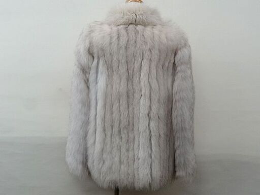 サガフォックス 毛皮コート 9号 ホワイト系 SAGA FOX 銀ラベル/店頭引