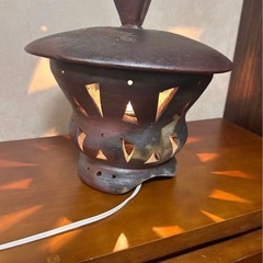 備前焼　榊原啓司　伊勢崎　テーブルライトの画像