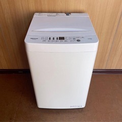 🌈🉐設置&配送無料🉐🌈洗濯機　ハイセンス　ＨＷ－Ｅ４５０３の画像