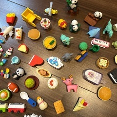 超大量！新品！おもちゃ消しゴムセットの画像