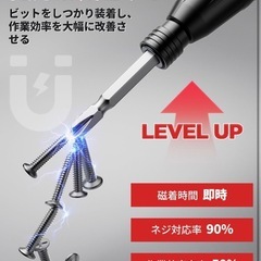 電動ドライバー 小型軽量 充電式ドライバー 5V 1800mAhの画像