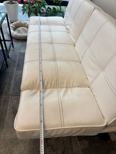 3人掛けソファーベッド (しー) 沖縄のソファ《3人掛けソファ》の中古