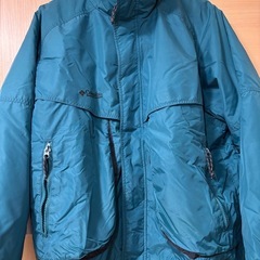 Columbia コロンビア Winter Game ナイロン マウンテンジャケット アウトドア グリーン(メンズ M)古着 の画像