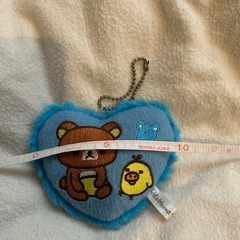 リラックマ　パスケースとハート型マスコットの画像