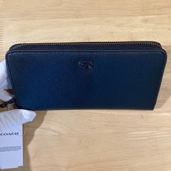 コーチ　ラウンドジップブラック長財布I⑥の画像