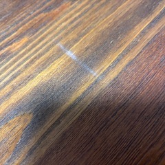 【再値下げ！】ローテーブル譲ります！黒パイプの脚が重厚感あってかっこいい✨の画像