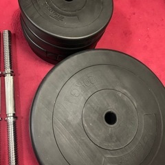 ダンベルセット、シャフト付きの画像