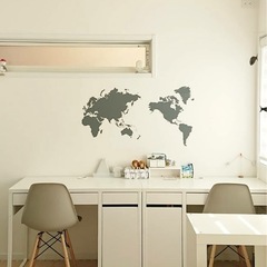 IKEA ウォールステッカー 世界地図の画像