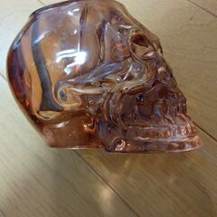 鉛筆たて　　スカル　ガラスの画像