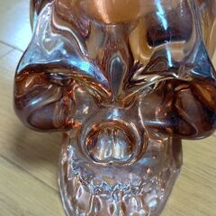 鉛筆たて　　スカル　ガラスの画像