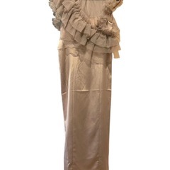 新品タグ付 SALON by Chico チュールフリルワンピース　パーティードレスの画像