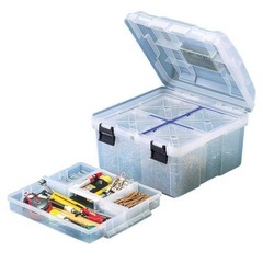 リングスターのビス・クギ専用大型収納ボックス 「Mr.ビス RB-395 クリア」の画像