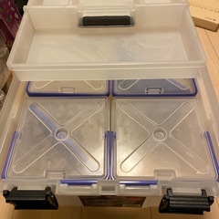 リングスターのビス・クギ専用大型収納ボックス 「Mr.ビス RB-395 クリア」の画像