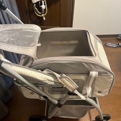 ［ペットパラダイス］ペット用ベビーカー　　　　グレーの画像