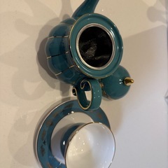 ディズニー カップ & ソーサー&ポット アラジン ジャスミンの画像