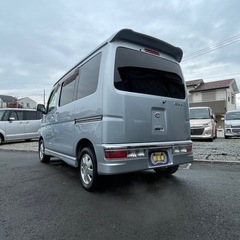 🉐【支払い総額36万円】車検令和9年10月2日　H26年12月　ダイハツ　アトレーワゴン　カスタムターボRS   SDナビ　フルセグ　Bluetooth　社外アルミ13インチ　調子良好！の画像