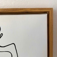 【ART OF BLACK】 Drawing アートポスター 40×30cmの画像