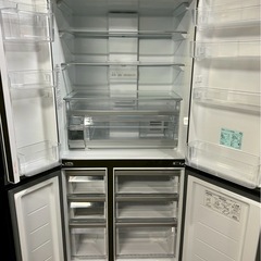 【12ヶ月保証】AQUA 4ドア冷蔵庫 AQR-TZ51H 2019年製512L 観音開きの画像