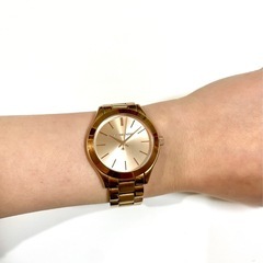 マイケルコース　ゴールド　腕時計　レディースの画像