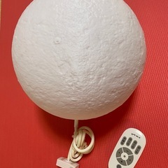 月ライト ペンダント照明 LED対応✨リモコン付 3色切替 美品（6ヶ月使用）の画像