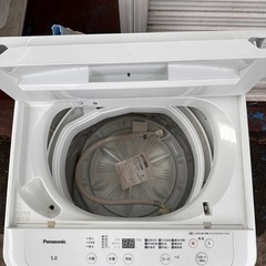 Panasonic 全自動洗濯機 5.0kg 2021年製 使用感ありの画像