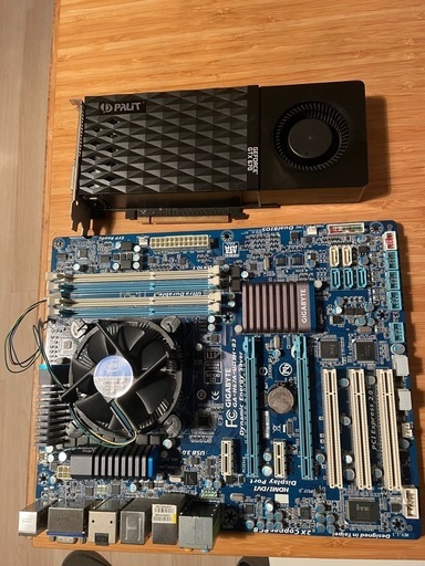 【ジャンク】パソコンパーツ一式 ジャンクPCパーツ一式 GTX570 + マザボ + ケース (SA) 八丁堀のPC