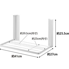 tower 洗濯機横マグネット折り畳み棚　タワー　　　　  の画像