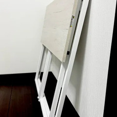 【受付終了：お渡し決まりました】ニトリ / 折りたたみデスク / Nポルダ(ホワイトウォッシュ)の画像