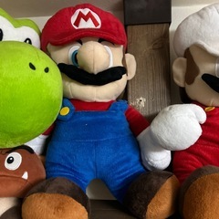 スーパーマリオ　キャラクター各種　ぬいぐるみの画像