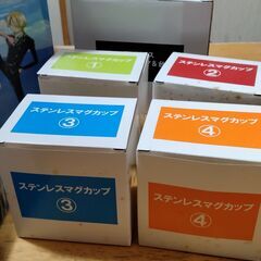 ワンピースフィギュア9体とマグカップ4個の画像