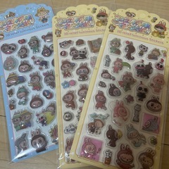 ラブブ夜光3Dシール１枚の画像