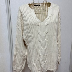 ヘザー　ニットセットアップの画像