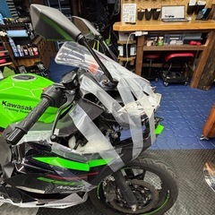 ニンジャ250   EX250P  事故車　フロント大破　　部品取り　ベース車両の画像