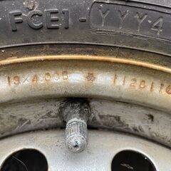 ホイール付きタイヤ145/80R13　スタトレッスタイヤの画像