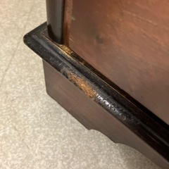 12/28まで店頭商品一部を除き半額SALE!!継続中‼️ イ2512-258 5段 和タンス キズ汚れ破れ有りの画像